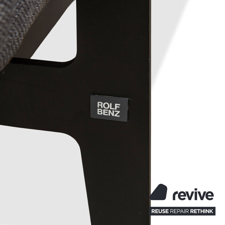 Rolf Benz Agio 342 fabric two-seater grey manual function sofa couch