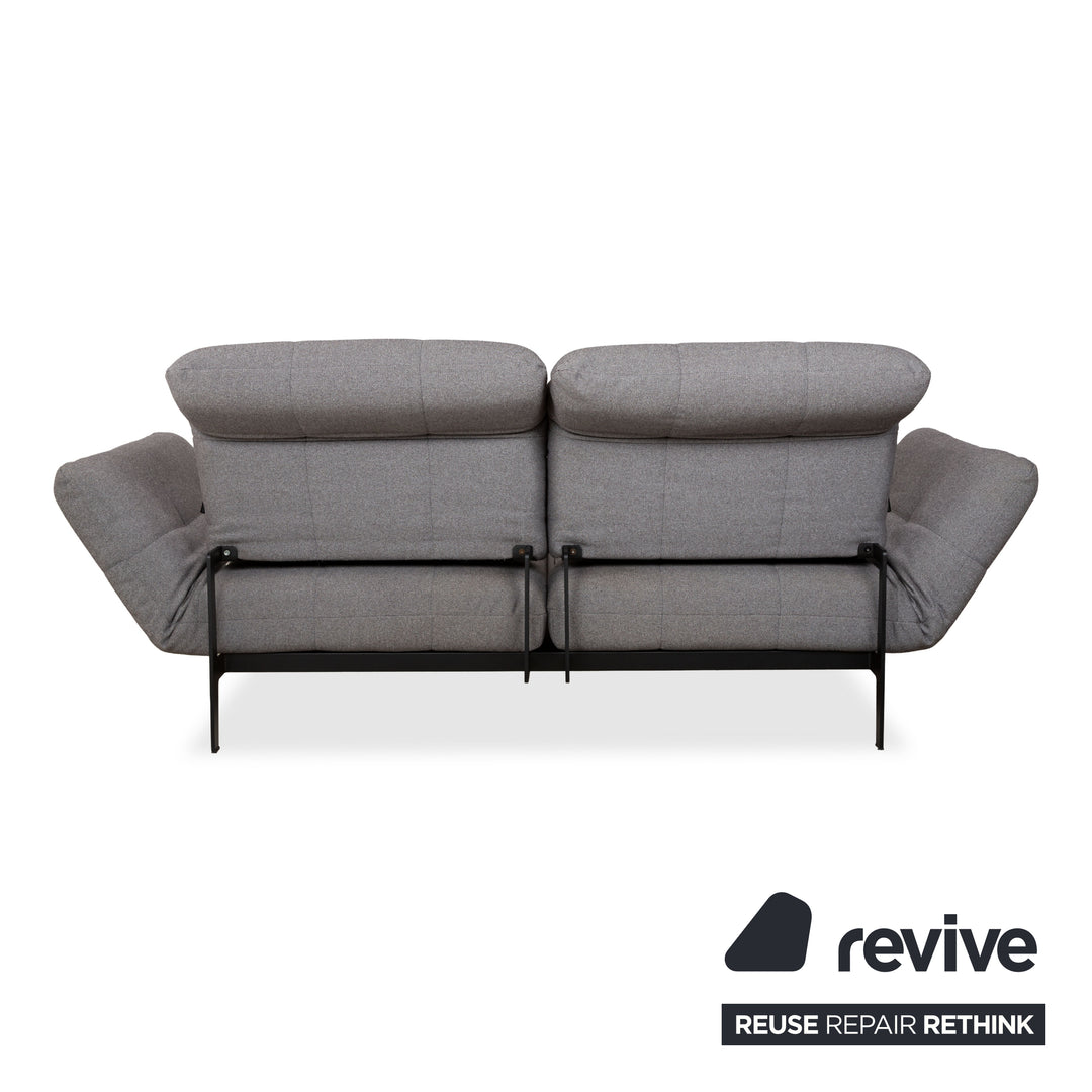 Rolf Benz Agio 342 Stoff Zweisitzer Grau manuelle Funktion Sofa Couch