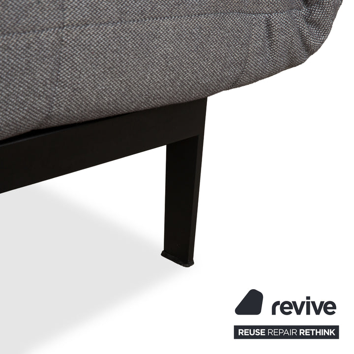 Rolf Benz Agio 342 fabric two-seater grey manual function sofa couch