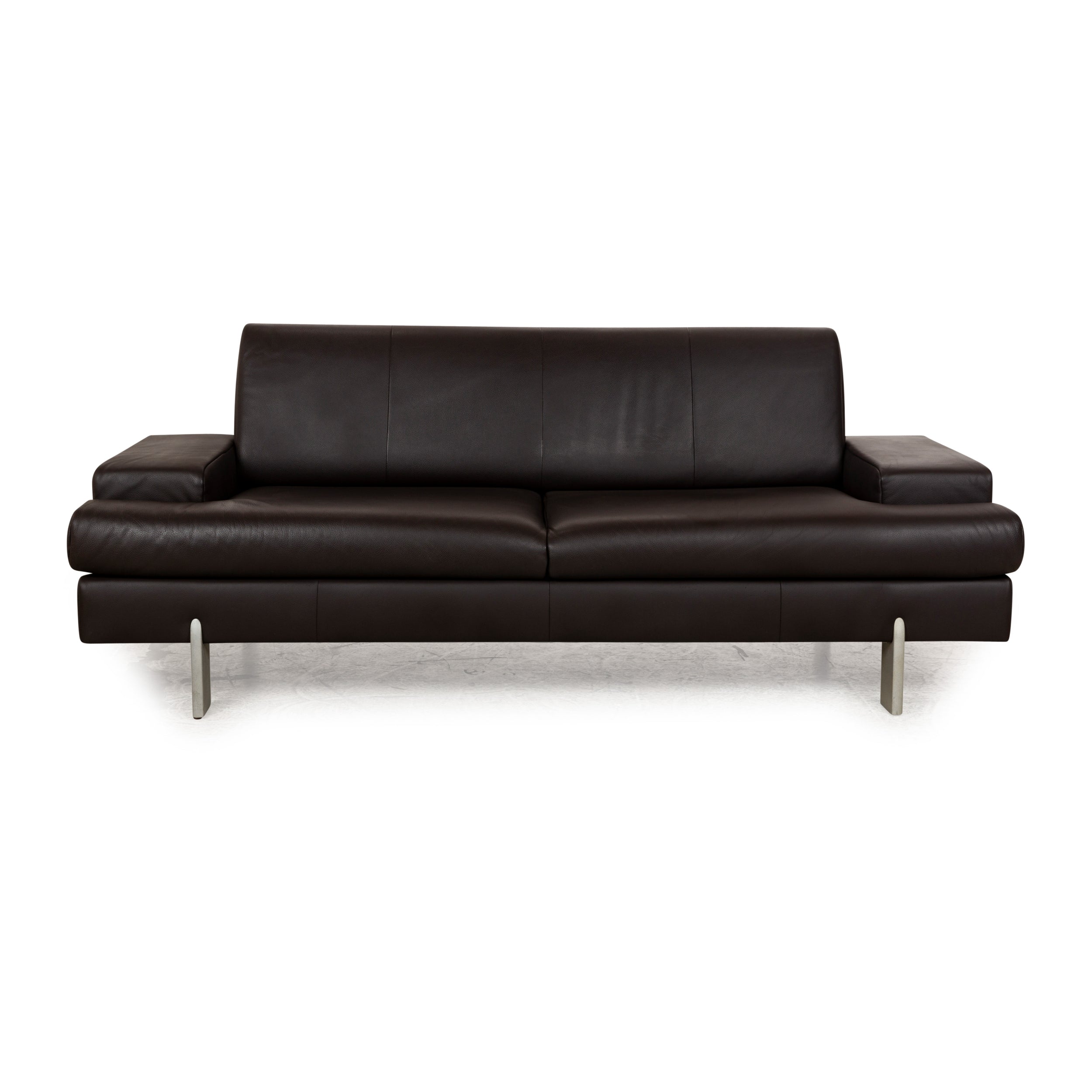 Rolf Benz AK 644 Leder Dreisitzer Braun Sofa Couch