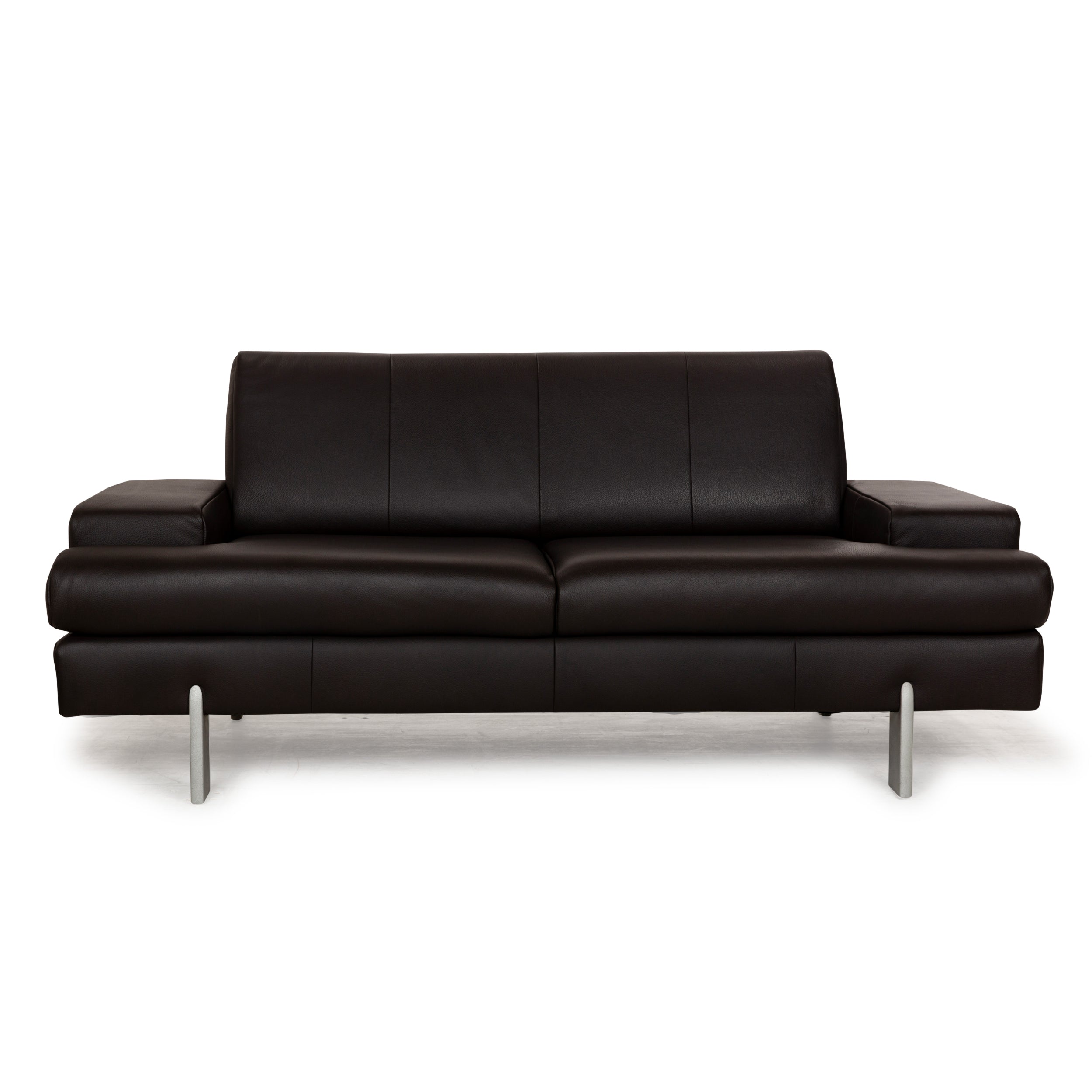 Rolf Benz AK 644 Leder Zweisitzer Braun Sofa Couch