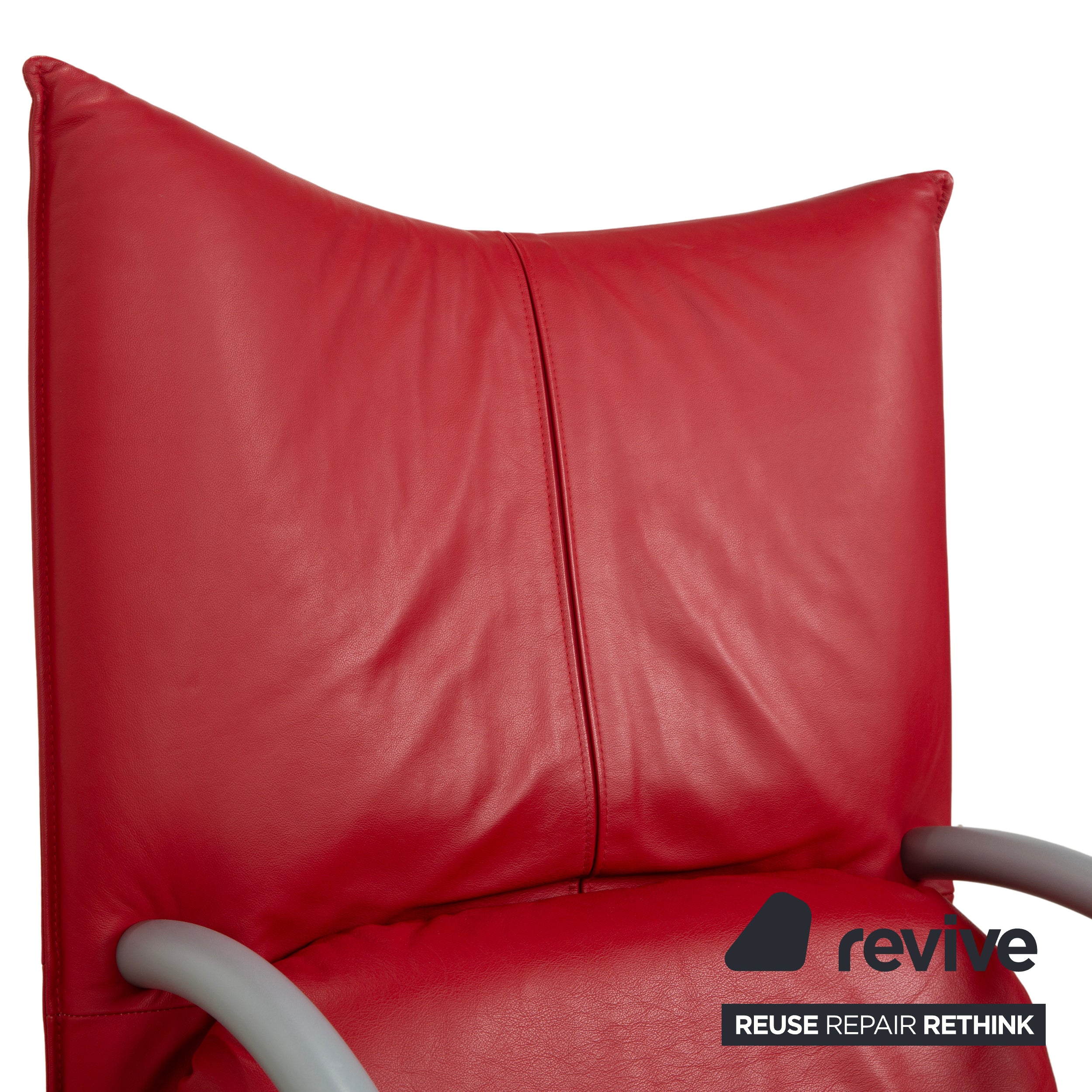 Rolf Benz BMP 418 Leder Sessel Rot