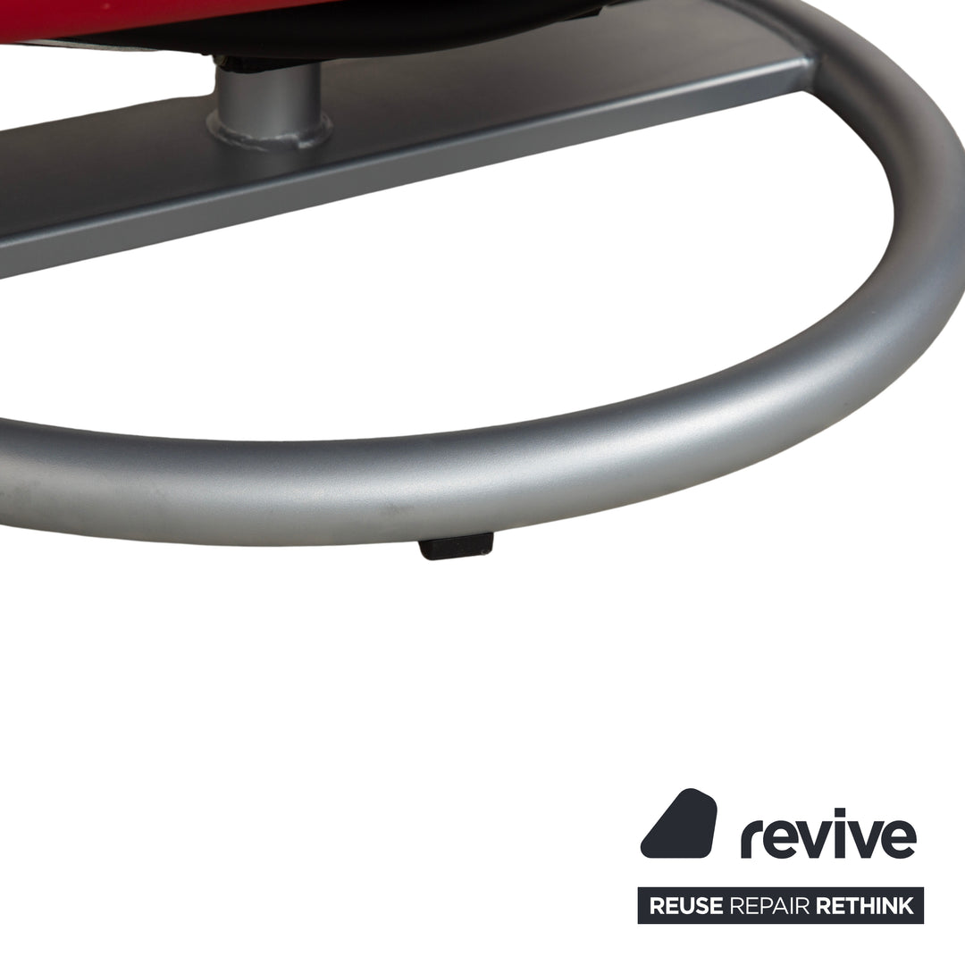 Rolf Benz BMP 418 Leder Sessel Rot