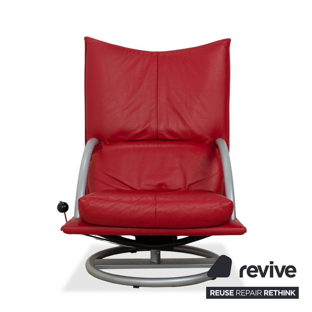 Rolf Benz BMP 418 Leder Sessel Rot