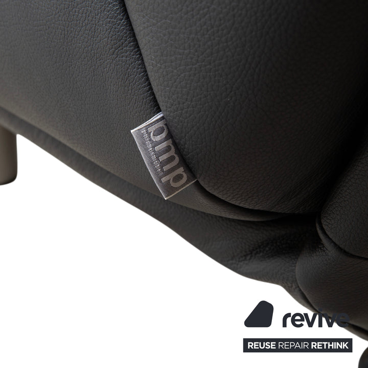 Rolf Benz BMP 418 Leather Armchair Black