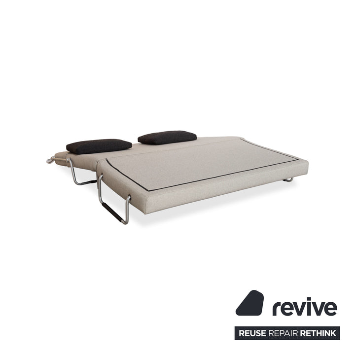 Rolf Benz BMP Stoff Zweisitzer Schlafsofa Grau Sofa Couch manuelle Schlaffunktion