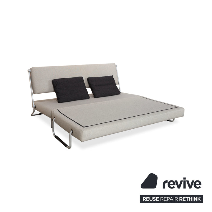 Rolf Benz BMP Stoff Zweisitzer Schlafsofa Grau Sofa Couch manuelle Schlaffunktion