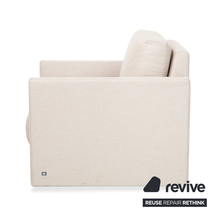 Rolf Benz Cara Stoff Sessel Grau Beige