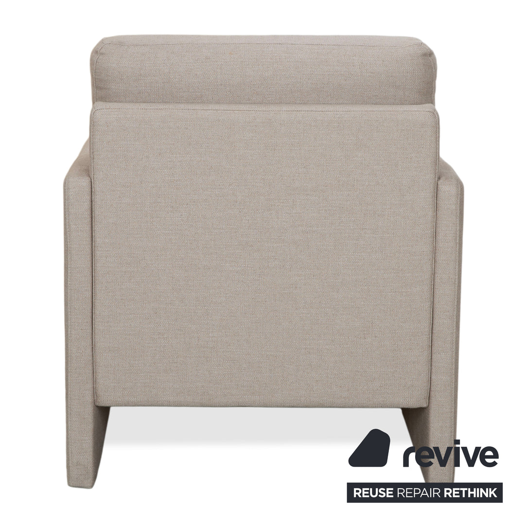 Rolf Benz Cara Stoff Sessel Grau Beige