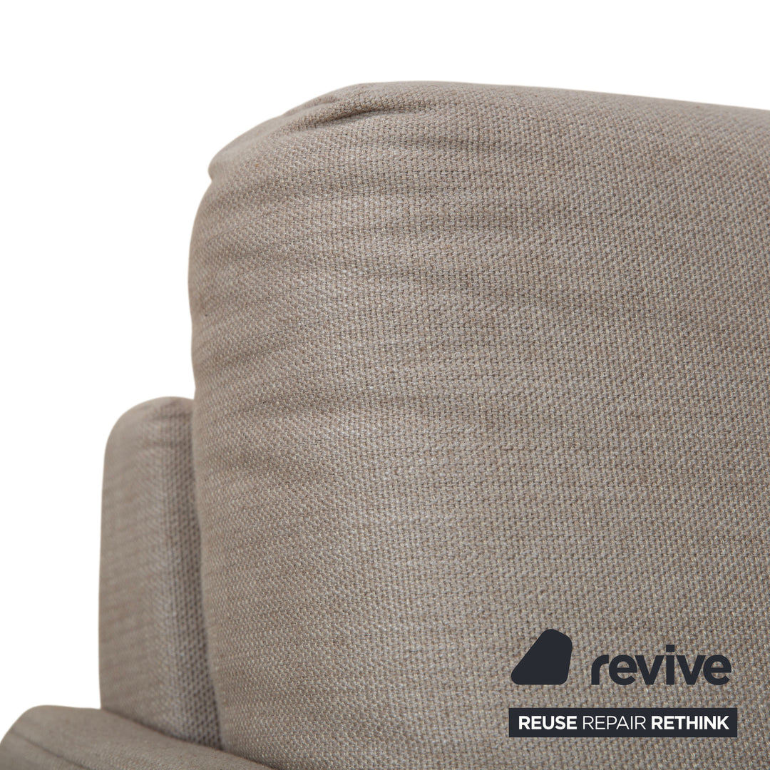 Rolf Benz Cara Stoff Sessel Grau Beige