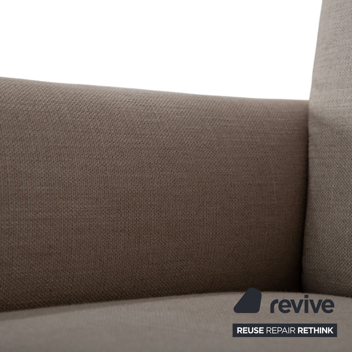 Rolf Benz Cara Stoff Sessel Grau Beige