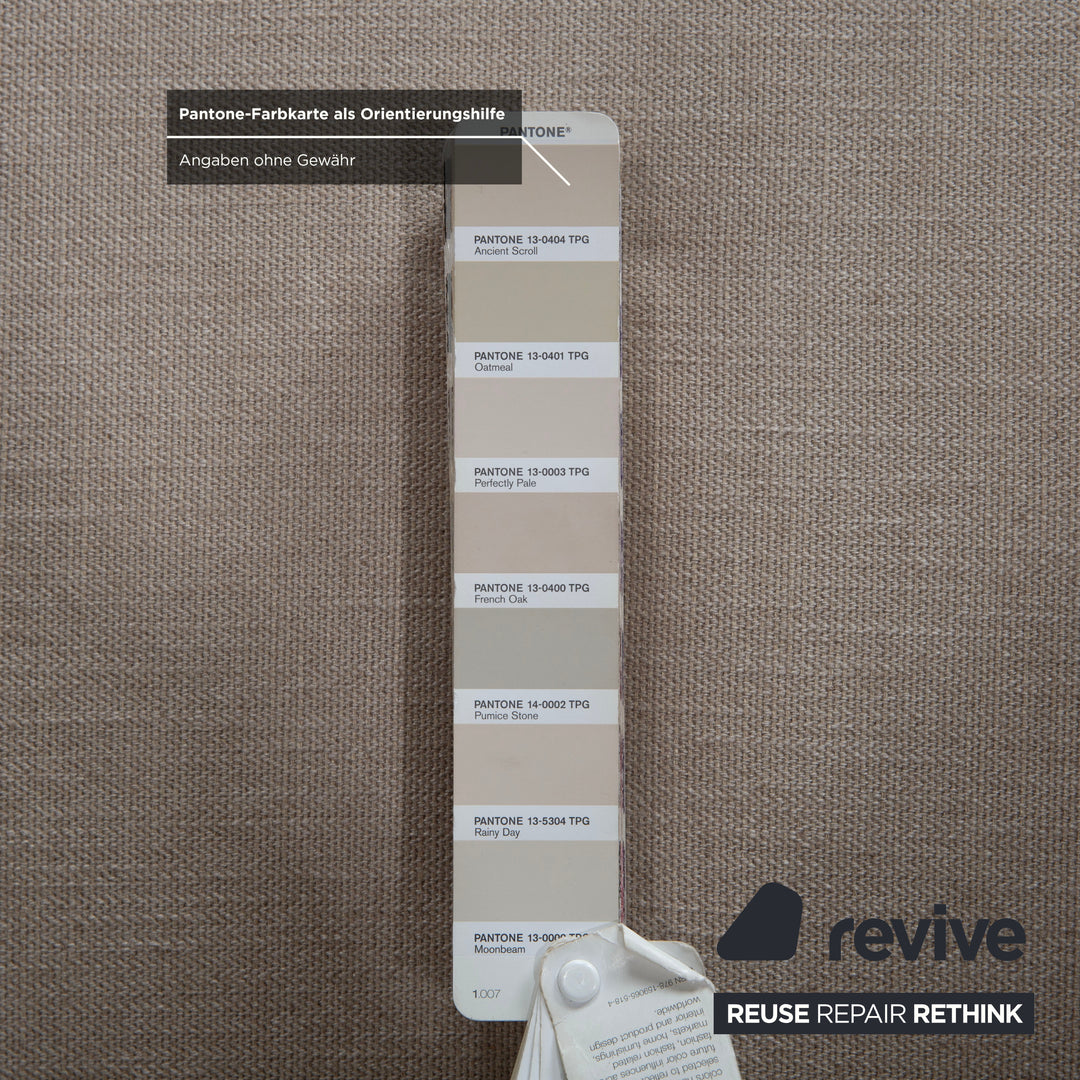 Rolf Benz Cara Stoff Sessel Grau Beige