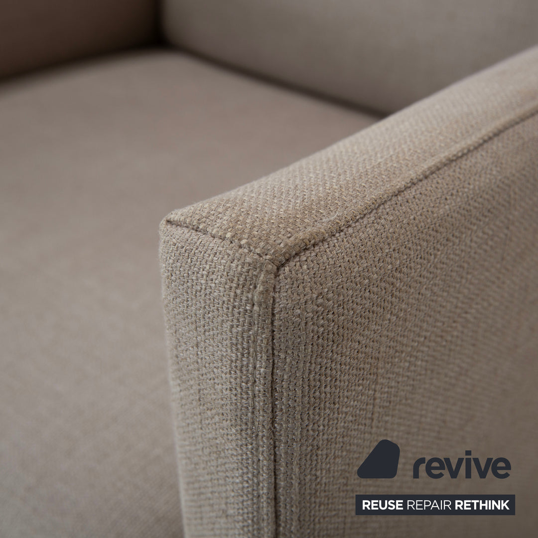 Rolf Benz Cara Stoff Sessel Grau Beige