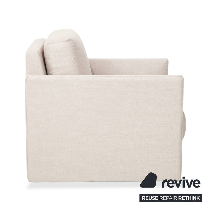 Rolf Benz Cara Stoff Sessel Grau Beige