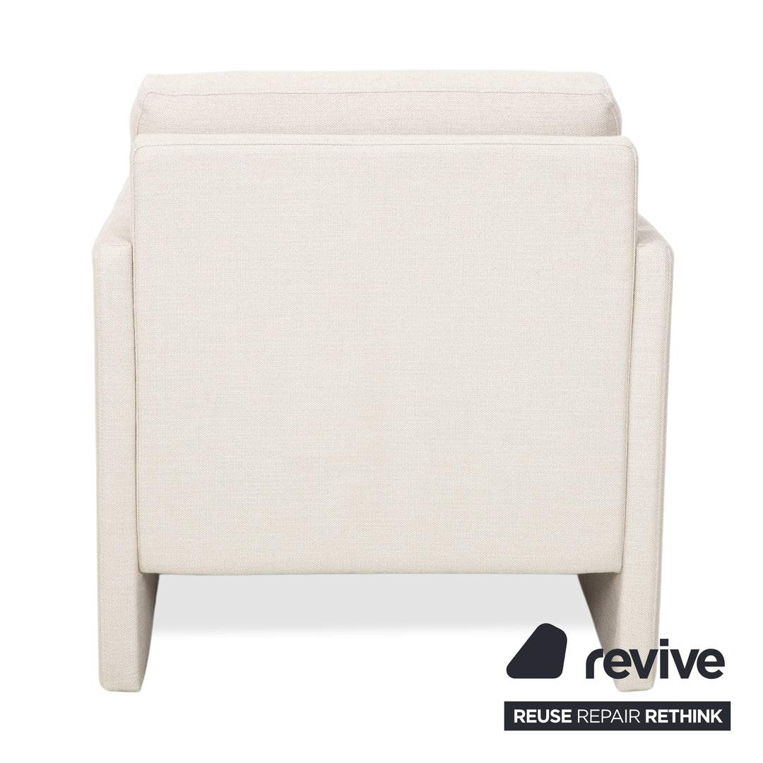 Rolf Benz Cara Stoff Sessel Grau Beige