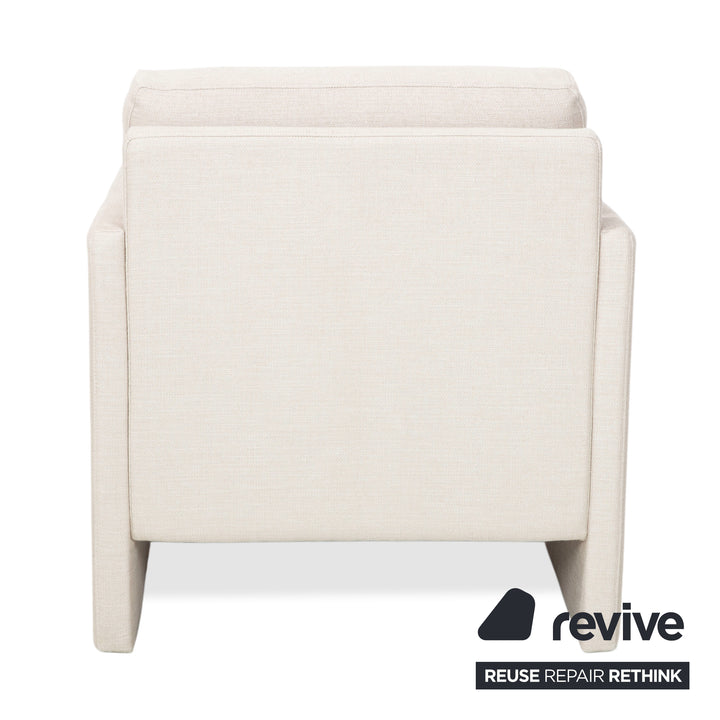 Rolf Benz Cara Stoff Sessel Grau Beige