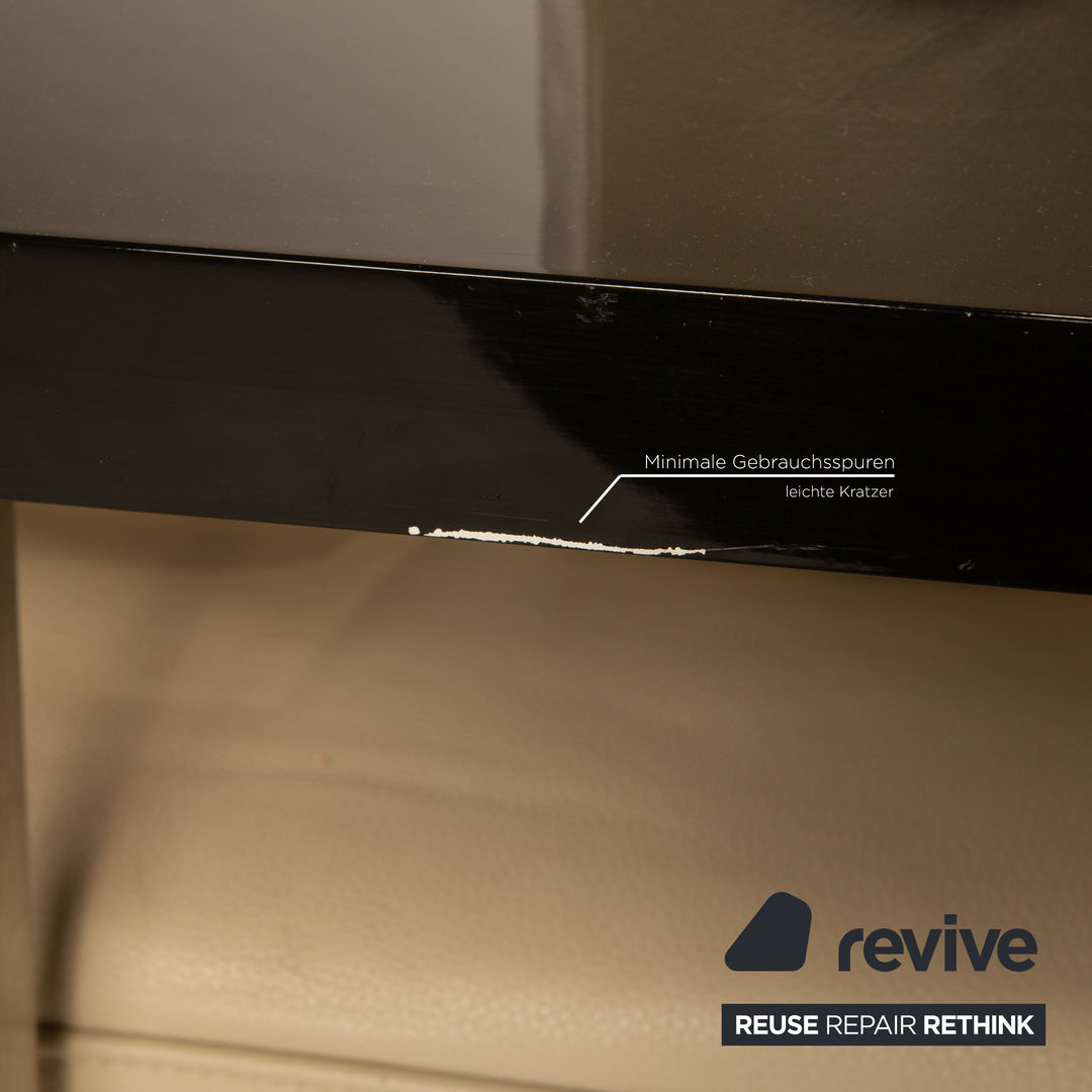 Rolf Benz Dono 6100 corner sofa leather cream sofa couch recamier right