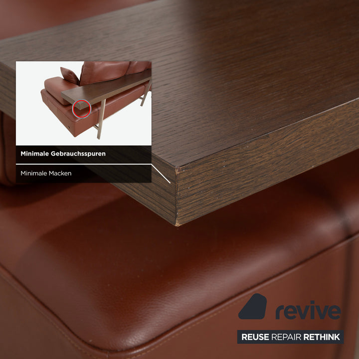 Rolf Benz Dono 6100 Leder Dreisitzer Braun Cognac Kastanie Sofa Couch