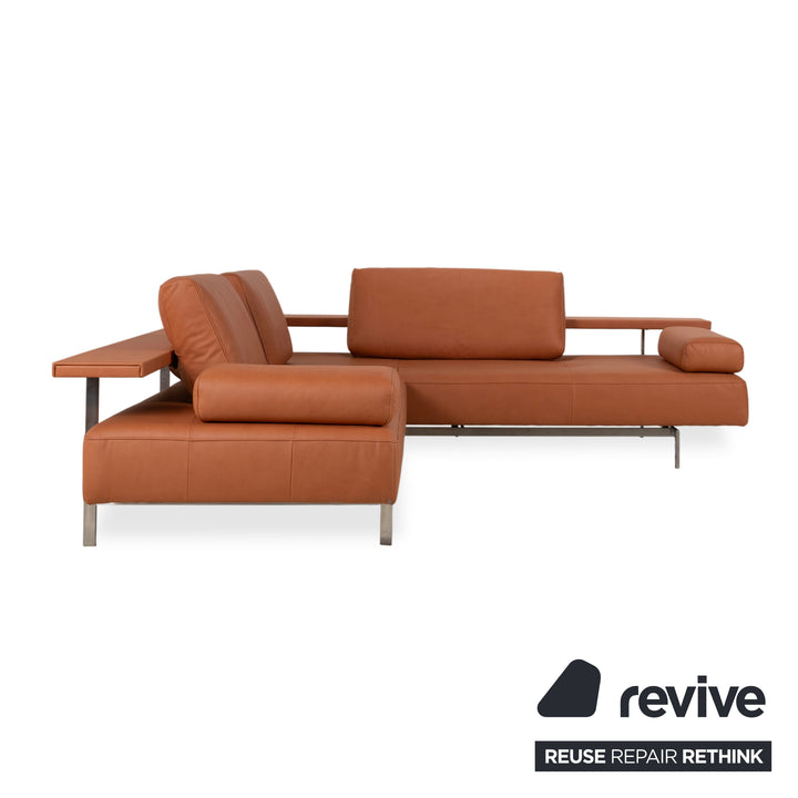 Rolf Benz Dono 6100 Leder Ecksofa Orange Terrakotta Sofa Couch