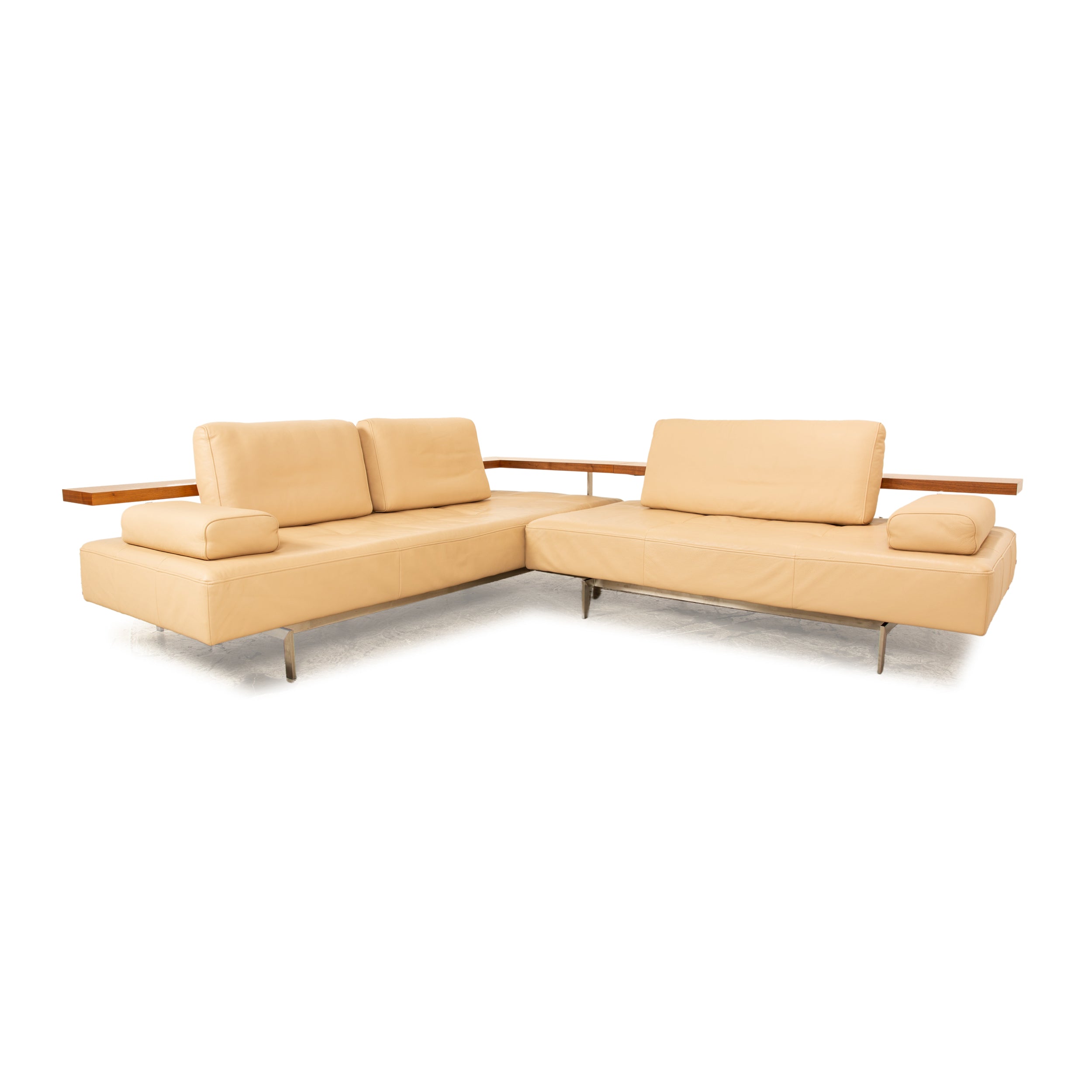 Rolf Benz Ecksofa Dono 6100 Beige Leder - 2. Hand - Revive.de