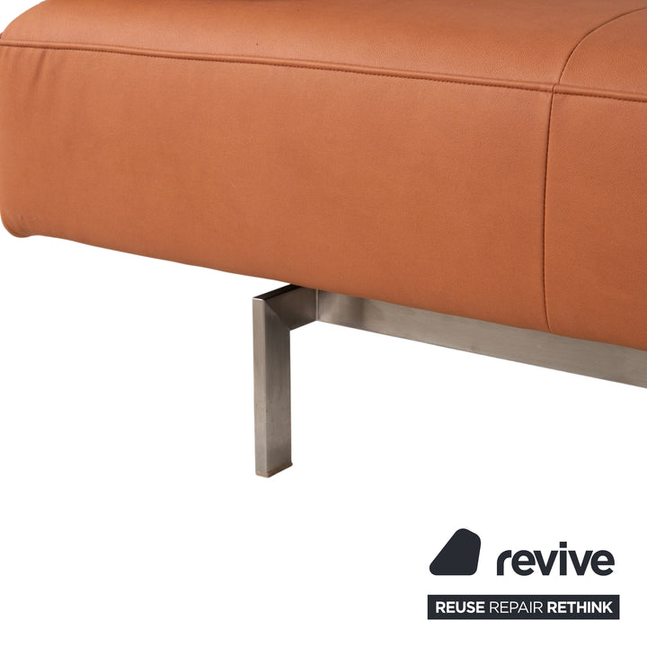 Rolf Benz Dono 6100 Leder Ecksofa Orange Terrakotta Sofa Couch