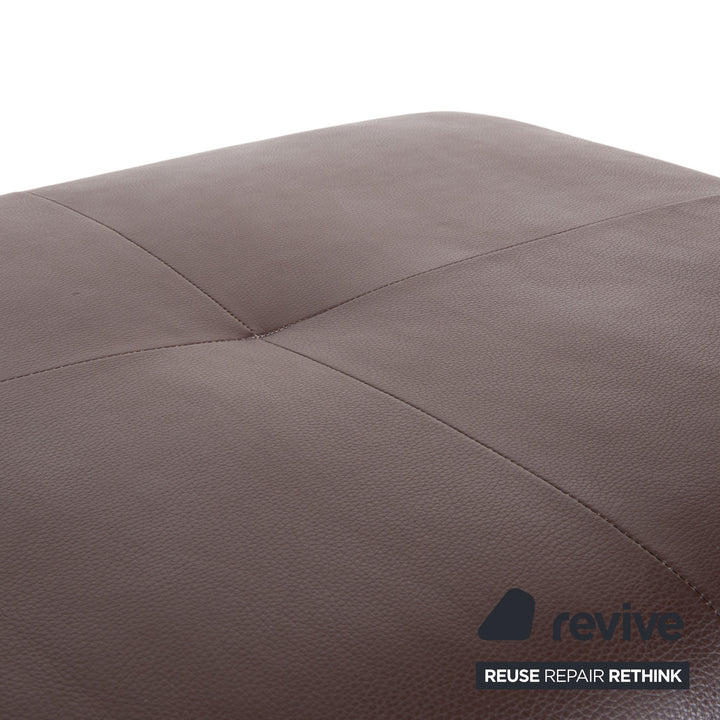 Rolf Benz Dono 6100 Leder Hocker Braun