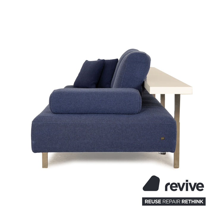 Rolf Benz Dono 6100 Stoff Dreisitzer Blau Sofa Couch manuelle Funktion