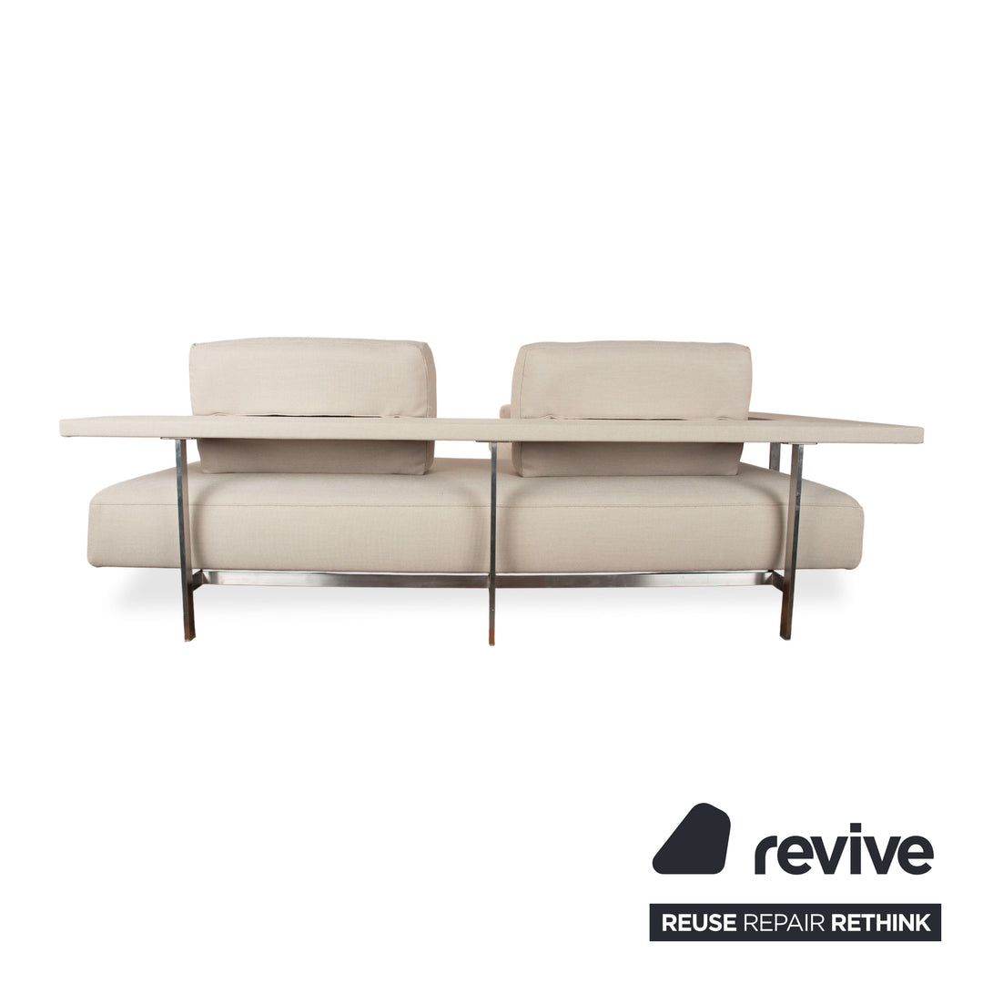 Rolf Benz Dono 6100 Stoff Ecksofa Creme Beige Recamiere rechts Sofa Couch