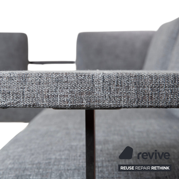 Rolf Benz Dono 6100 Stoff Ecksofa Grau Sofa Couch manuelle Funktion