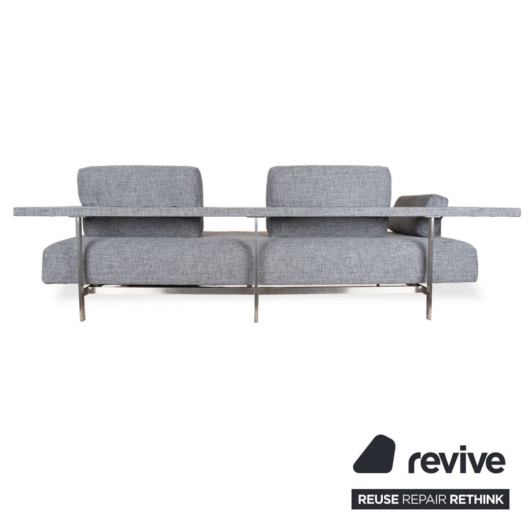 Rolf Benz Dono 6100 Stoff Ecksofa Grau Sofa Couch manuelle Funktion