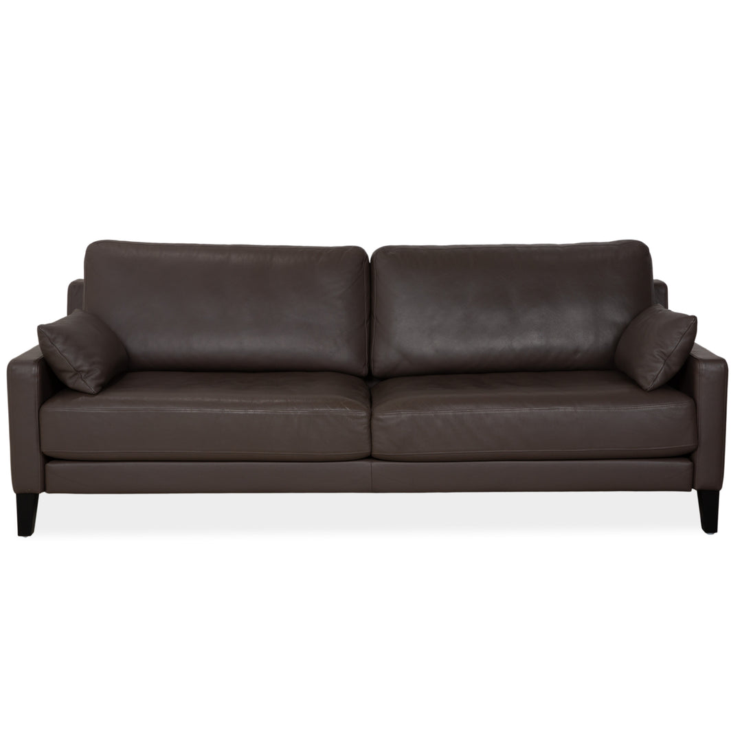 Rolf Benz EGO Dreisitzer Sofa Braun Leder Couch