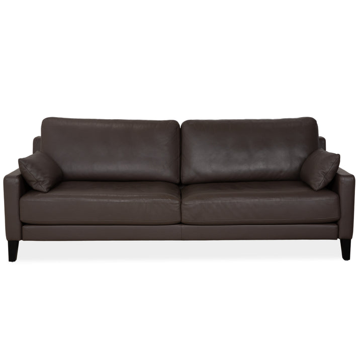 Rolf Benz EGO Dreisitzer Sofa Braun Leder Couch
