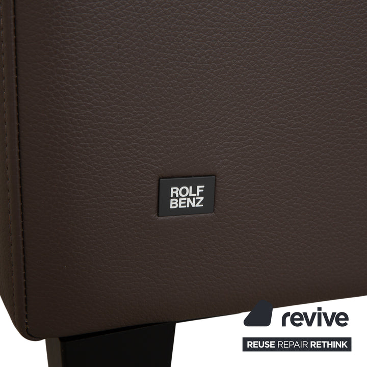 Rolf Benz EGO Dreisitzer Sofa Braun Leder Couch