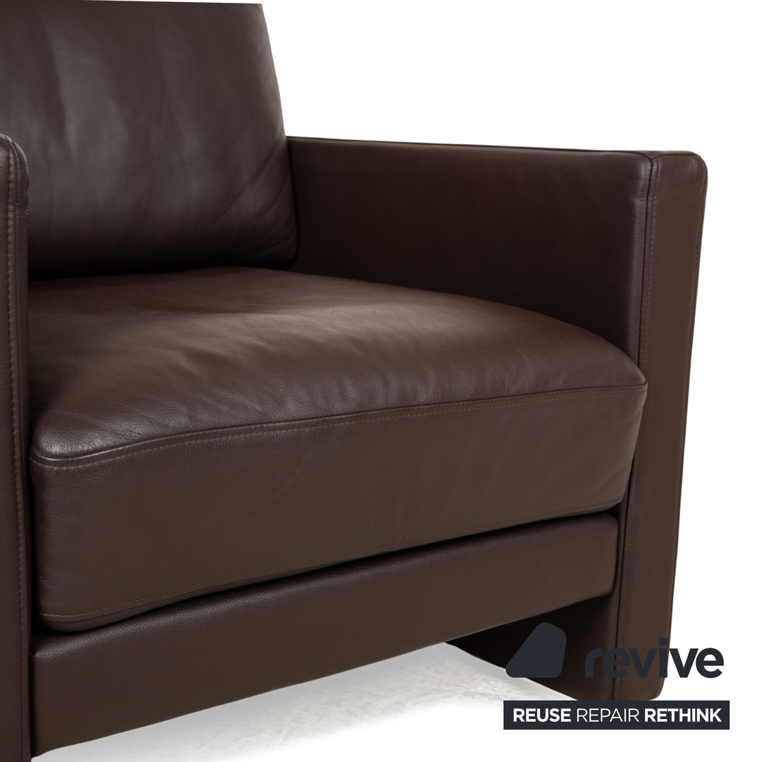 Rolf Benz Ego Leder Sessel Braun