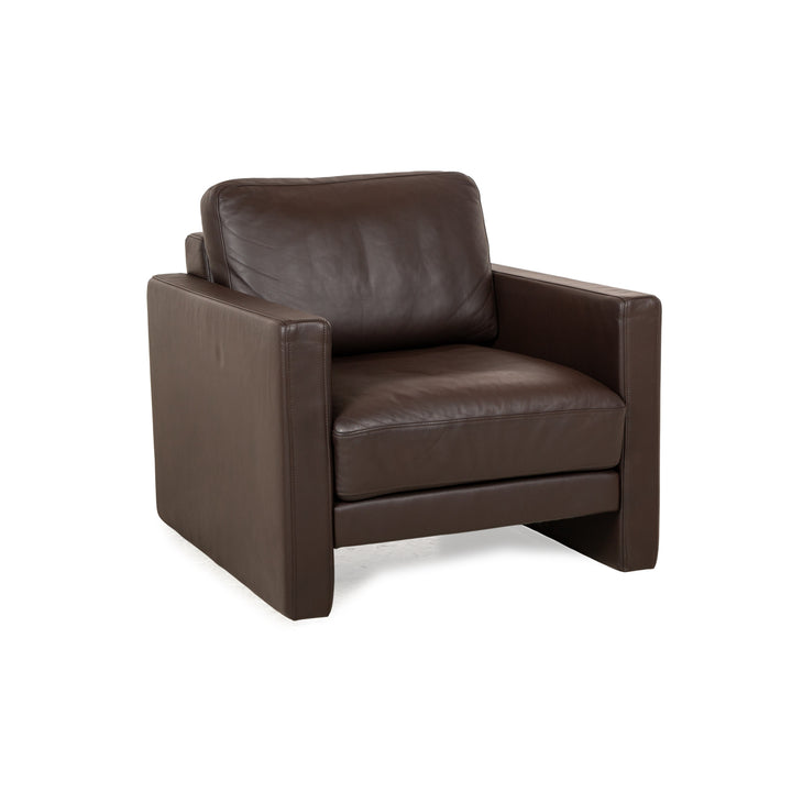 Rolf Benz Ego Leder Sessel Braun