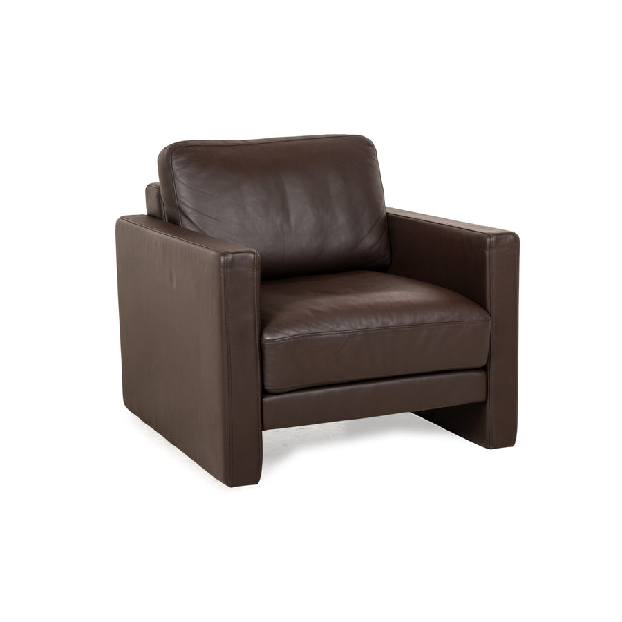 Rolf Benz Ego Leder Sessel Braun