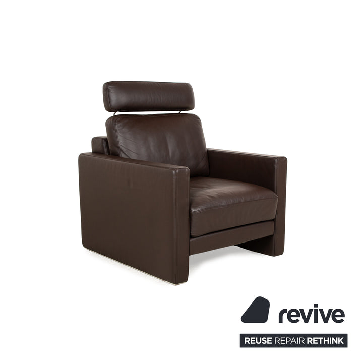 Rolf Benz Ego Leder Sessel Braun