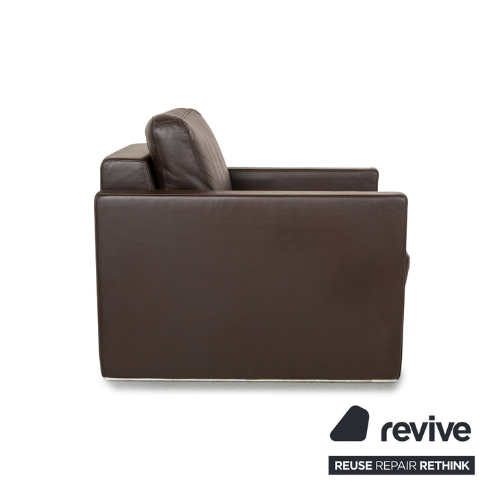 Rolf Benz Ego Leder Sessel Braun