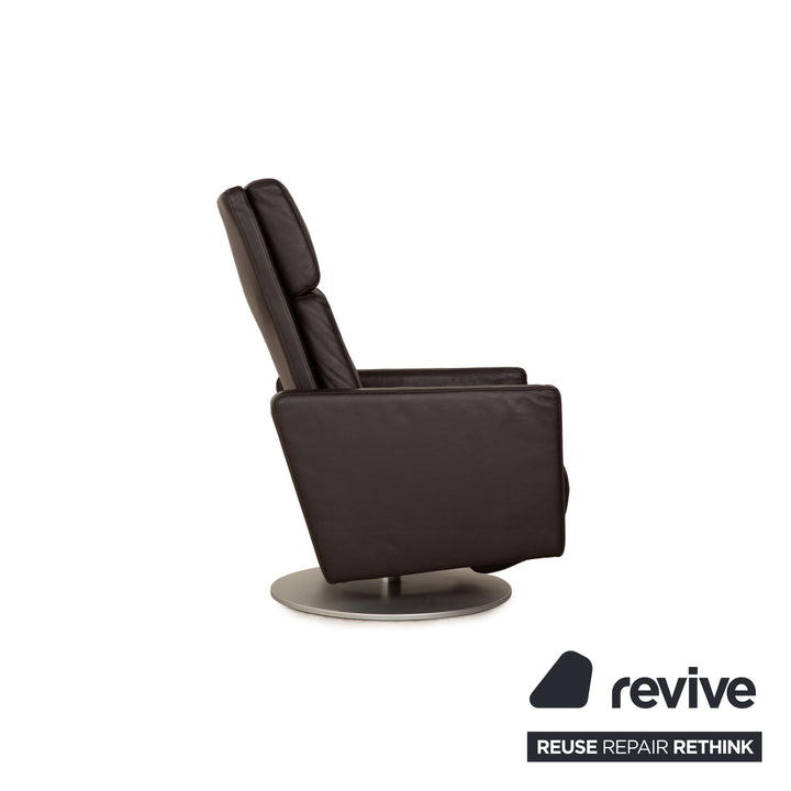 Rolf Benz Ego Leather Armchair Brown manual function