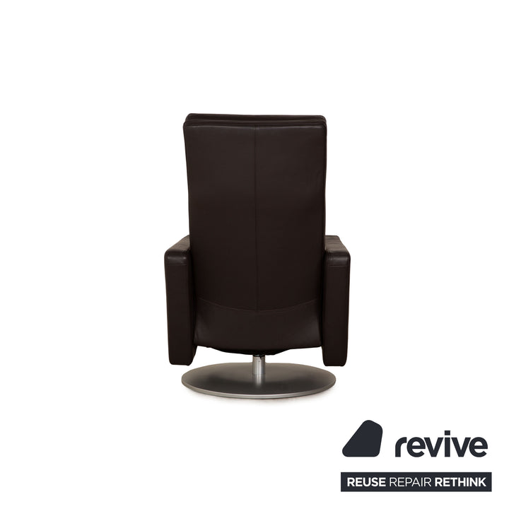 Rolf Benz Ego Leather Armchair Brown manual function