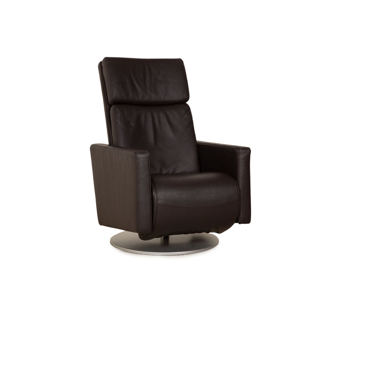 Rolf Benz Ego Leather Armchair Brown manual function