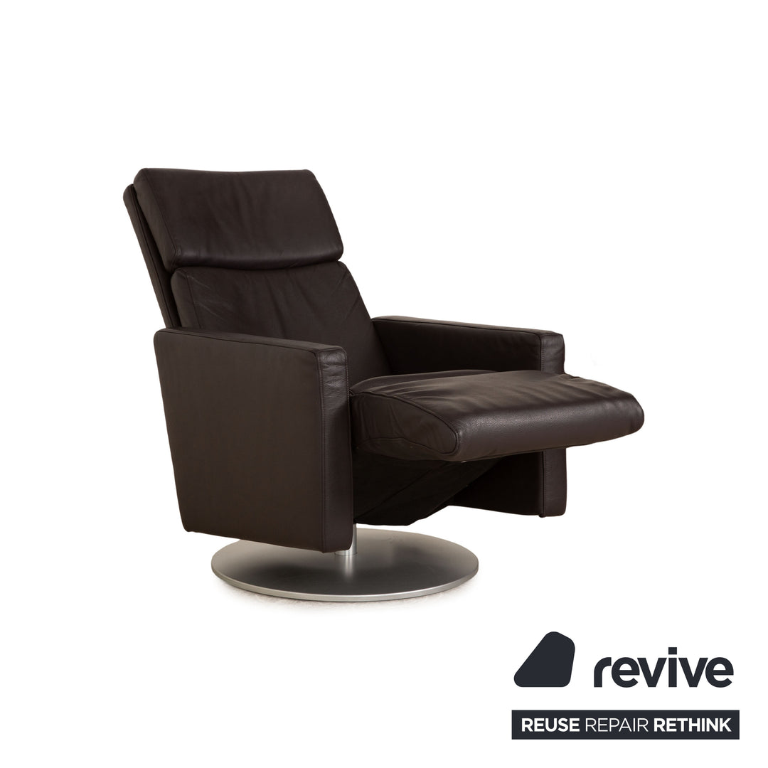 Rolf Benz Ego Leather Armchair Brown manual function