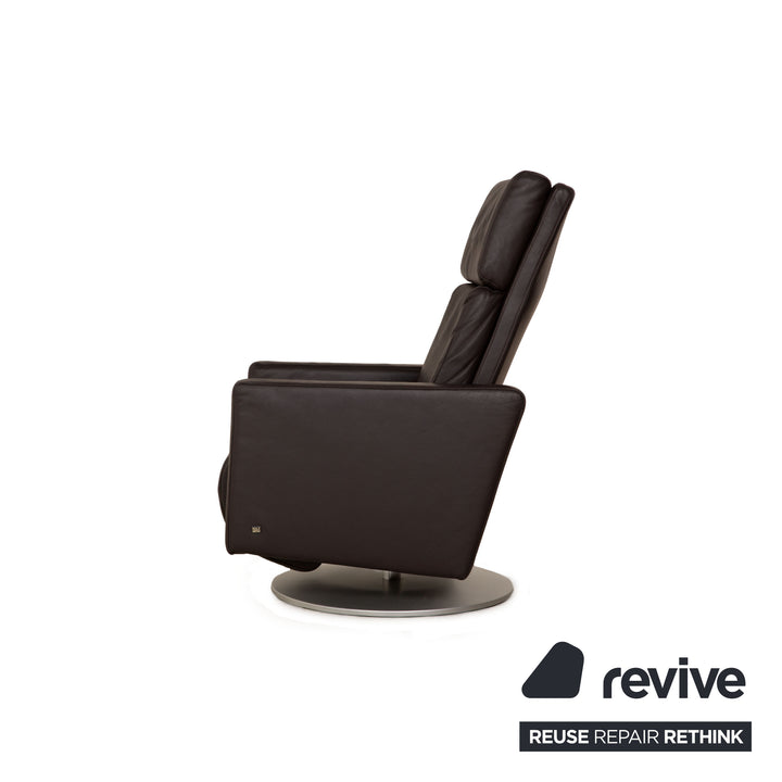 Rolf Benz Ego Leather Armchair Brown manual function