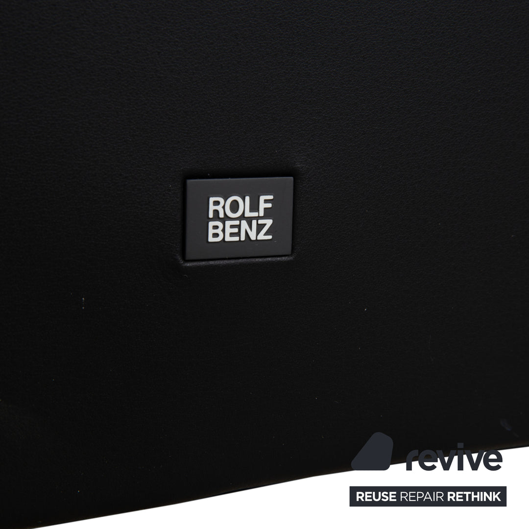 Rolf Benz EGO Leder Sessel Schwarz