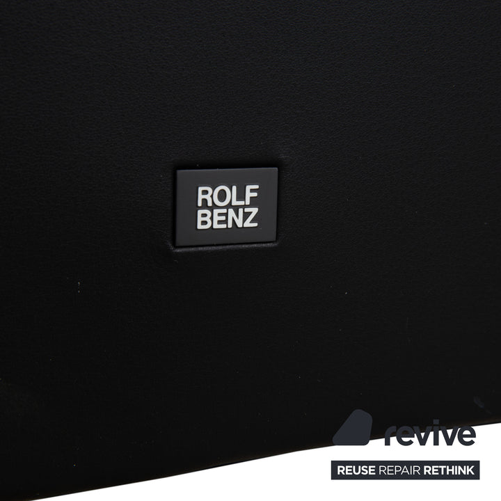 Rolf Benz EGO Leder Sessel Schwarz