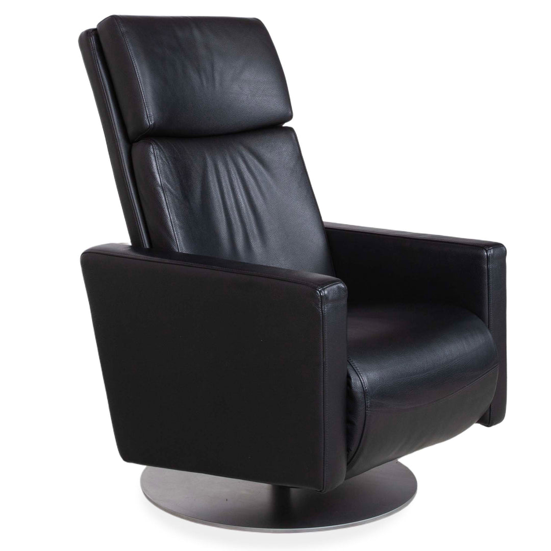 Rolf Benz EGO Leather Armchair Black Manual Function