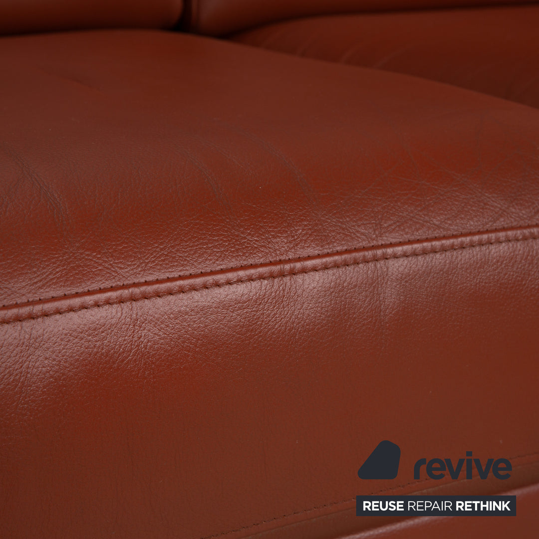 Rolf Benz Ego Leder Zweisitzer Braun Sofa Couch