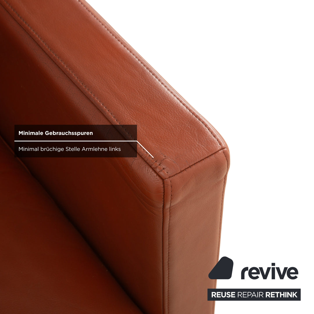 Rolf Benz Ego Leder Zweisitzer Braun Sofa Couch