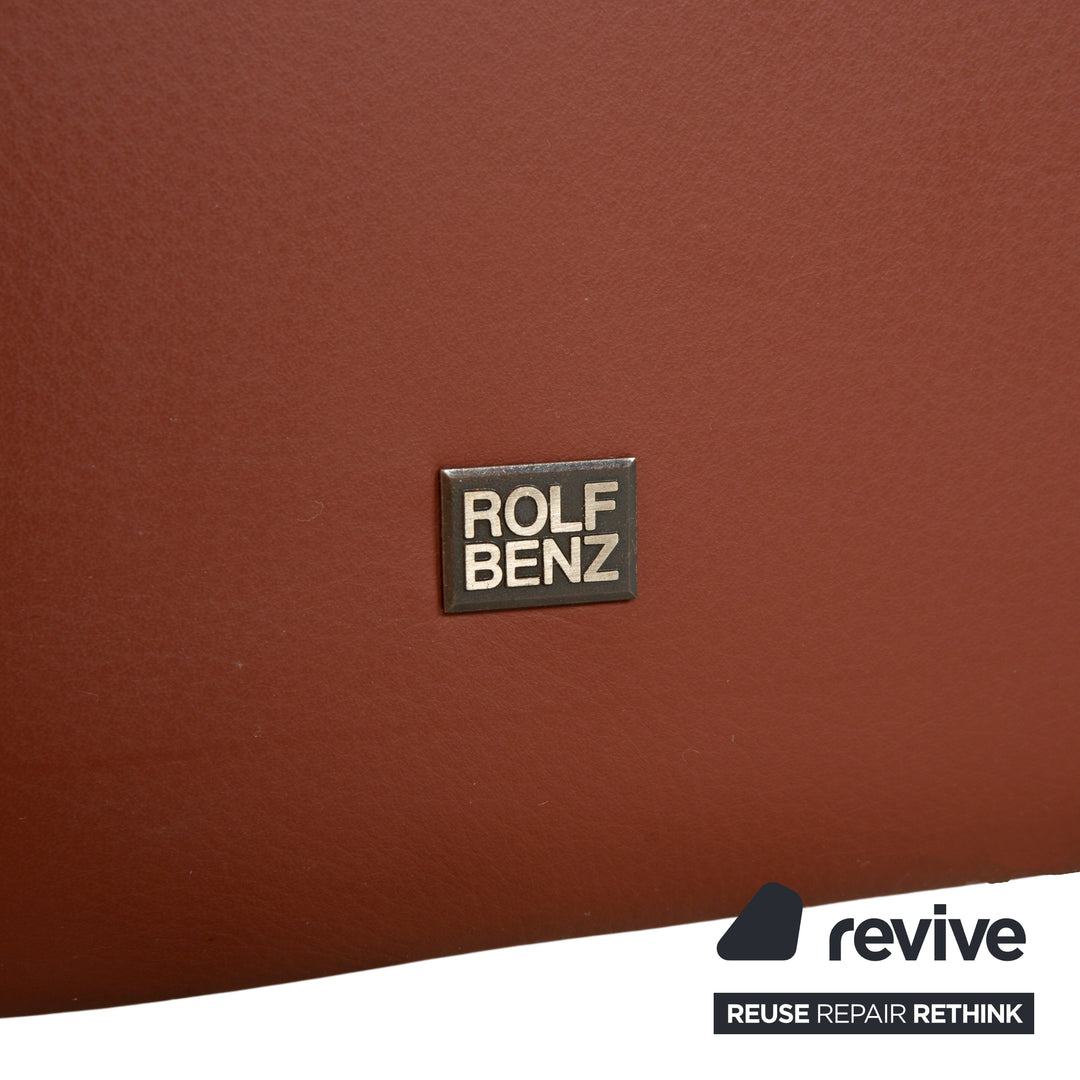 Rolf Benz Ego Leder Zweisitzer Braun Sofa Couch