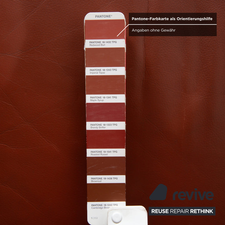 Rolf Benz Ego Leder Zweisitzer Braun Sofa Couch